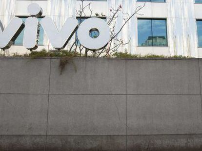 Imagen de la fachada de la sede de Vivo en Sao Paulo (Brasil)