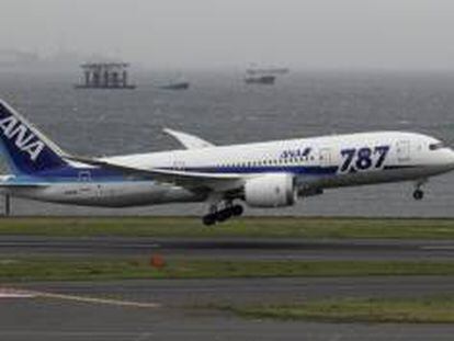 Imagen de archivo de un Boeing 787 Dreamliner de la aerolínea japonesa ANA en el aeropuerto internacional de Tokio, Japón. EFE/Archivo