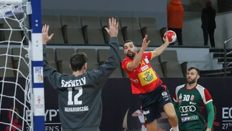 España se enfrentaba a Hungría en el partido del pasado 25 de enero.