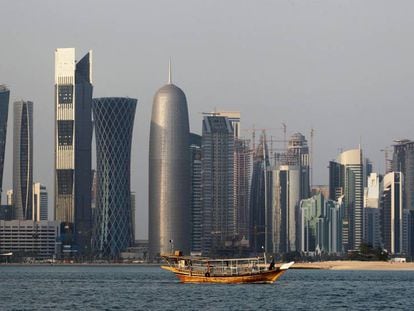 Imagen de la bahía de Doha. 