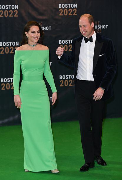 Kate Middleton y el príncipe Guillermo en su viaje oficial a Boston.