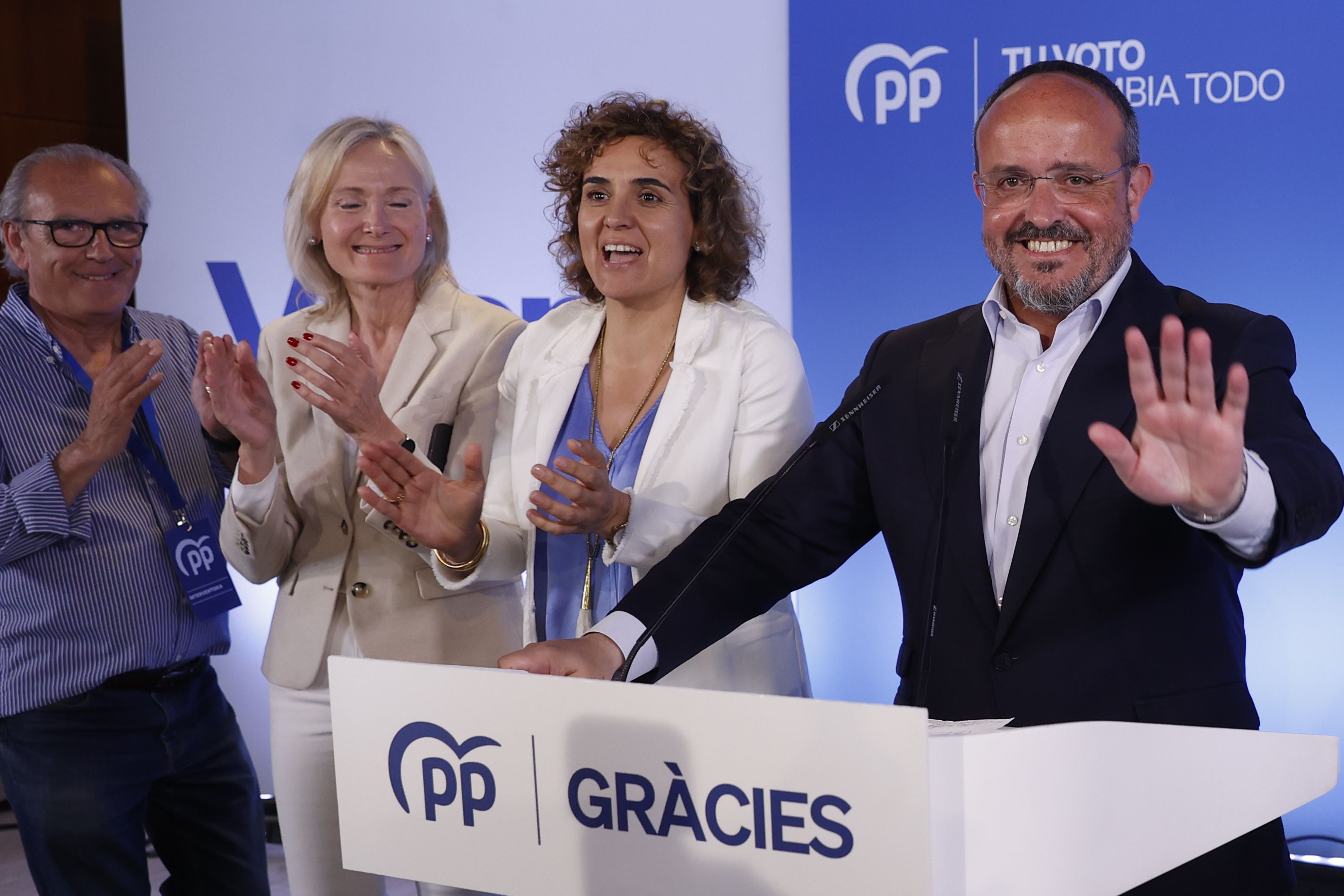 El PP está satisfecho de estar presente en Cataluña y espera con interés las elecciones europeas.