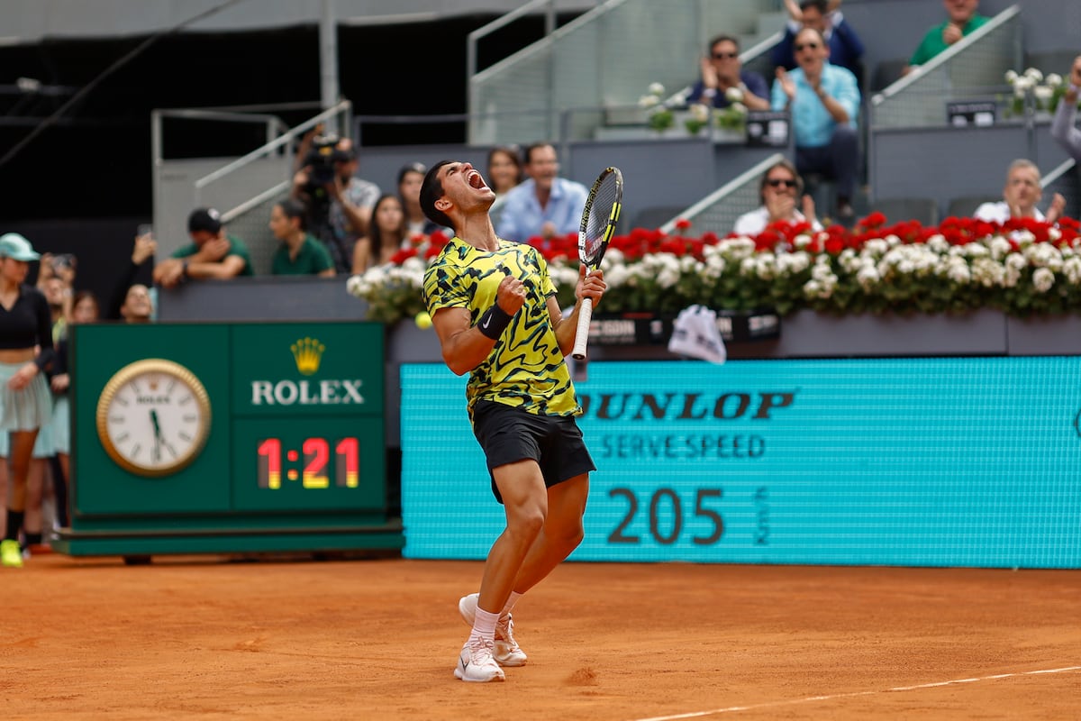 Masters de Madrid 2023: Jugando mal, Alcaraz también gana |  deportados