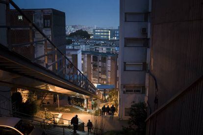 Escaleras en Ciutat Meridiana.