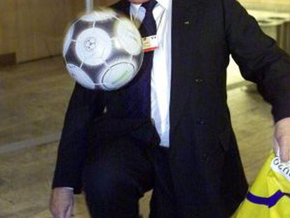 Blatter, en 2001