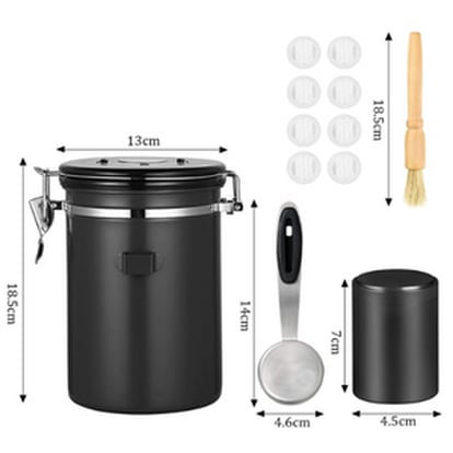 96384 Bote Para Café Hermético 30L Ø350x400mm - *varios Accesorios