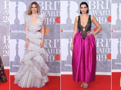 La alfombra roja de los Premios Brit 2019
