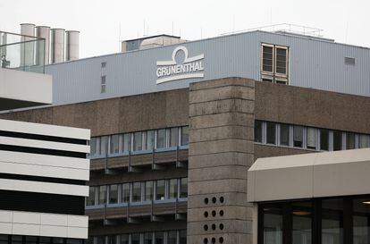 En Aquisgrán (Alemania), un edificio de las oficinas centrales de la farmaceútica Grünenthal, dueña de los laboratorios Andrómaco y Selsia.