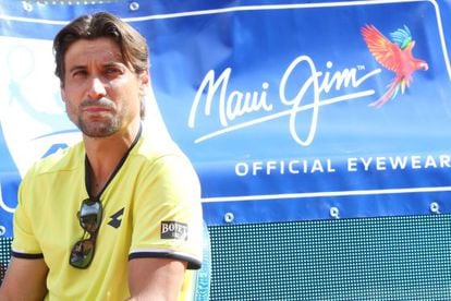 David Ferrer, durante un acto publicitario.