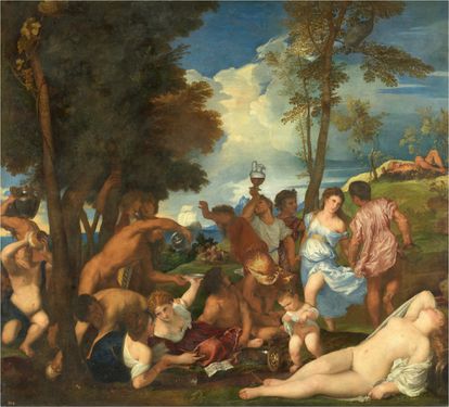 'La bacanal de los andrios', de Tiziano.