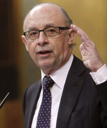 Montoro, en la sesión de control en el Congreso.