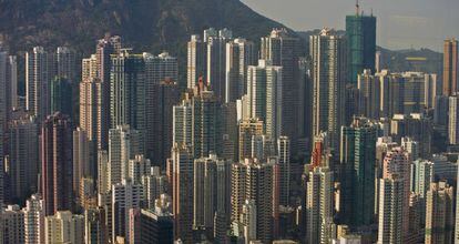 Vista panorámica de Hong Kong.