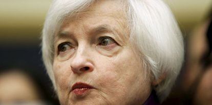 La presidente de la Fed, Janet Yellen.