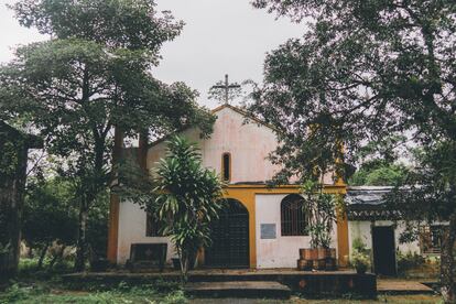 Iglesia de San Pablo Apóstol, donde ocurrió la masacre de Bojayá, el 2 de mayo de 2002.