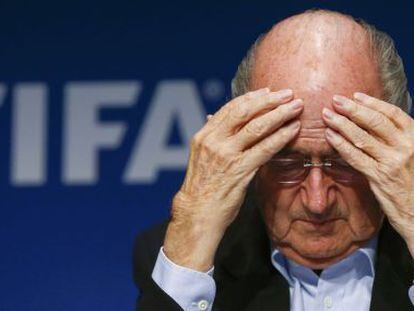 Blatter, presidente de la FIFA, en 2014.