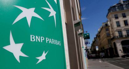 Una oficina de BNP Paribas en París. 
