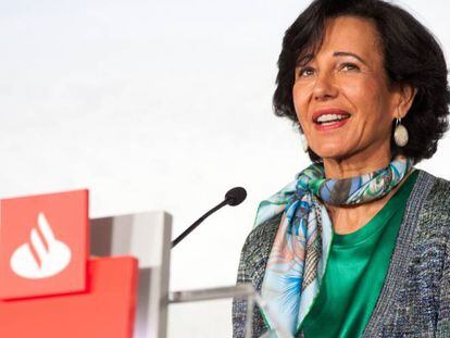La presidenta de Banco Santander, Ana Botín
