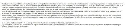 El email que el oficial Arturo Ojer envió a toda la plantilla del Ayuntamiento de Rivas Vaciamadrid.