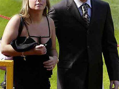 Wayne Rooney y su novia, Coleen.