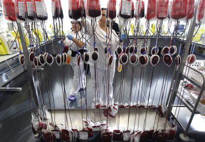 Centro de donación de sangre de la Comunidad de Madrid.