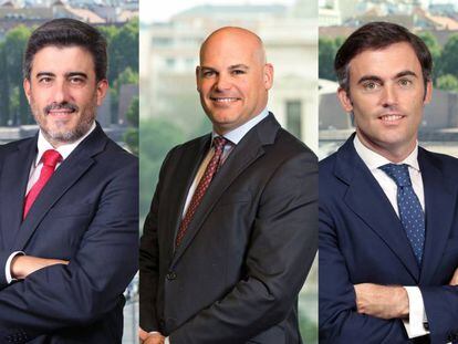 Vidal Galindo, Antonio Canales y Sergio Cires; socios y of counsel de Jones Day