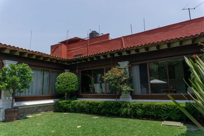 Jardín de la Casa Roja de Frida Kahlo.