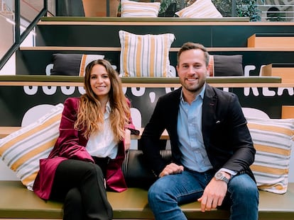 Marta Palmeiro y Mariano Kostelec, cofundadores de StudentFinance.