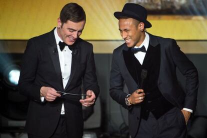 Neymar, en la pasada gala del Balón de Oro.
