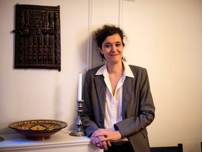 La filósofa Chiara Bottici, en su casa de Nueva York.