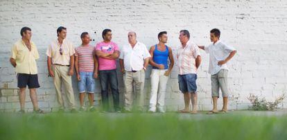 Cuadrilla de San José de la Rinconada que denunció haber cobrado menos de lo establecido.