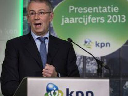 Eelco Blok, consejero delegado de KPN.