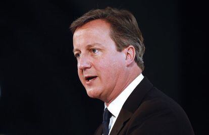 David Cameron, en la conferencia del negocio del juego de la Commonwealth en julio. 