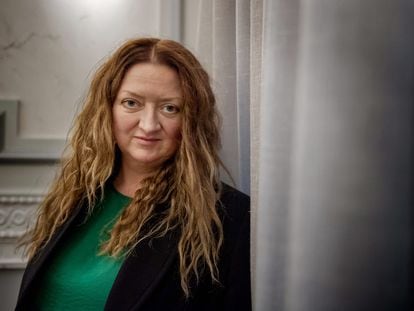 La autora irlandesa Claire Keegan, fotografiada en 2021.