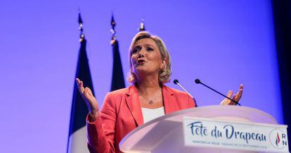 Marine Le Pen, en septiembre de 2018.
