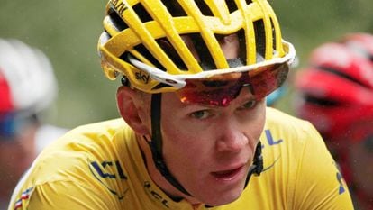 El ciclista británico Chris Froome del equipo Sky.