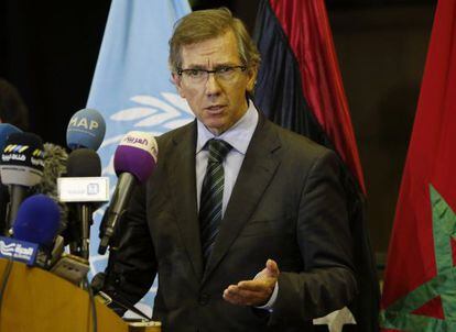 Bernardino León, enviado especial de la ONU para Libia.