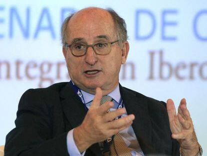 Antonio Brufau, durante su intervención en Panamá.