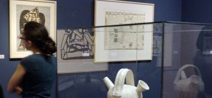 Varias de las obras de Manuel Ángeles Ortiz, en el Museo Provincial de Jaén.