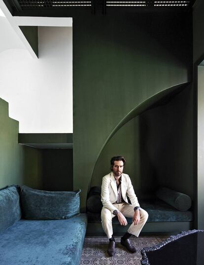 Watson retrató a Guillermo Santomà en su casa de Barcelona para ICON Design en 2017.