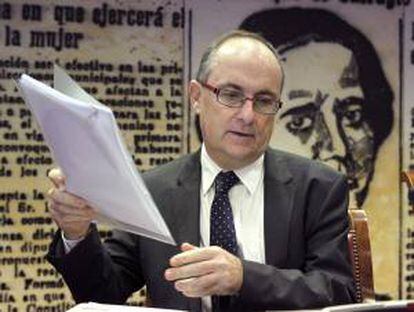 El presidente del FROB, el fondo español de rescate a la banca, Fernando Restoy. EFE/Archivo