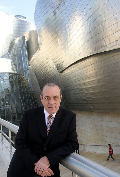 Dimitris Daskalopoulos, ayer, en el Guggenheim.