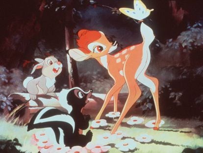 Fotograma de &#039;Bambi&#039;, cl&aacute;sico de Disney, basado en el famoso relato de F&eacute;lix Salten. 