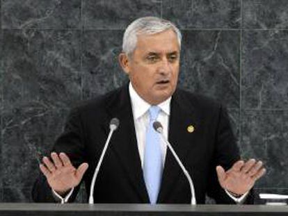 En la imagen, el presidente de Guatemala, Otto Pérez Molina. EFE/Archivo