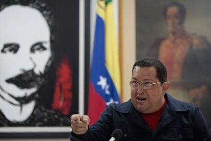 Chávez en el programa grabado en el que confirma que tiene otro tumor.