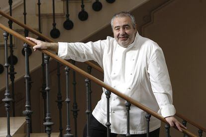 El cocinero Santi Santamaría, en mayo de 2008.