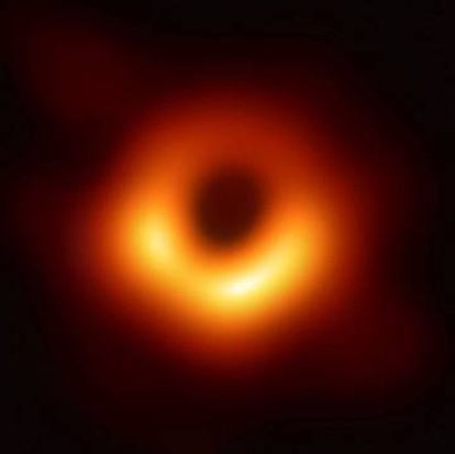 Primera imagen de un agujero negro.