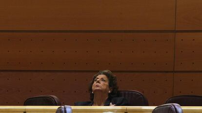 Rita Barberá, en las Cortes Valencianas, en una imagen de archivo.
