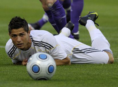 Ronaldo, durante el partido del Madrid contra los Shamrock Rovers.