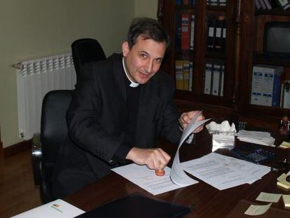 Lucio Vallejo, en 2011, poco antes de su nombramiento vaticano. 