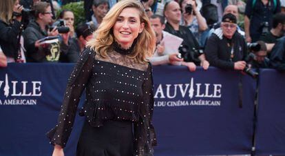 Julie Gayet, a su llegada al Festival de Deauville.